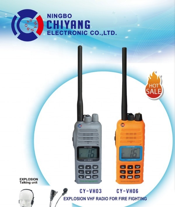 5MILES Talk Range Explosion Proof Marine VHF Radio Telephone with 88 Storage Channels
